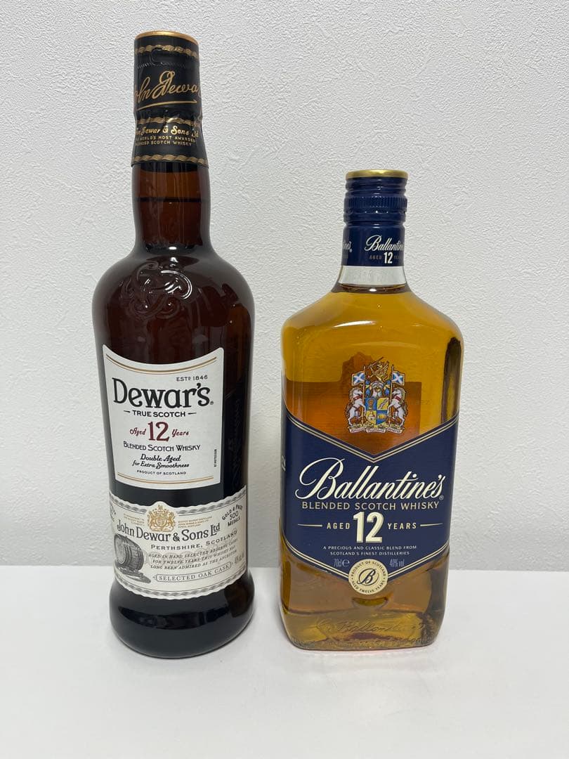 Dewar's & Ballantine's 12年ウイスキーセット