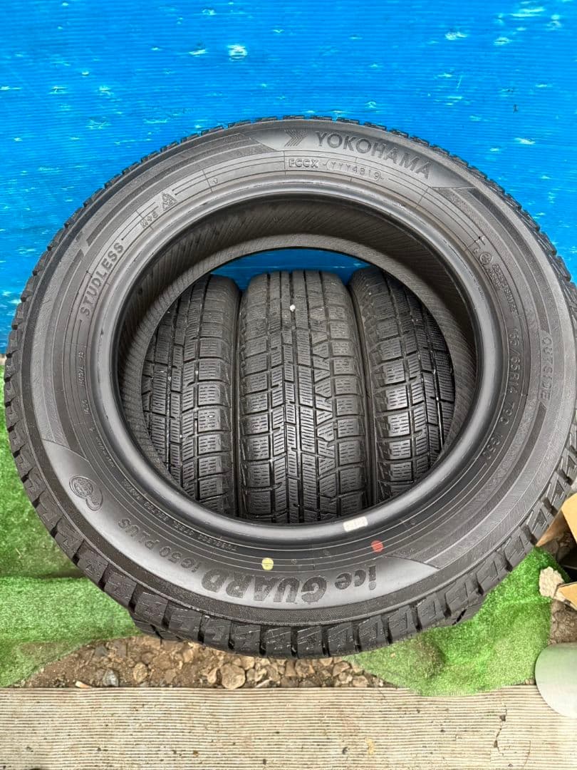 YOKOHAMA ice GUARD スタッドレス 165/65R14 19年製
