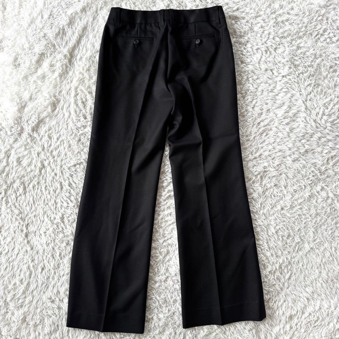 極美品　バーバリーロンドン パンツスーツ シルク　ノバチェック ホースロゴ　黒