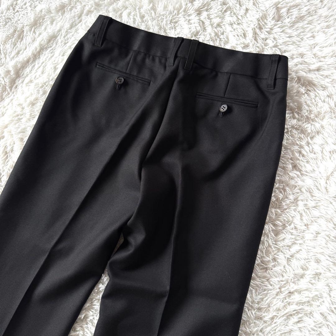 極美品　バーバリーロンドン パンツスーツ シルク　ノバチェック ホースロゴ　黒