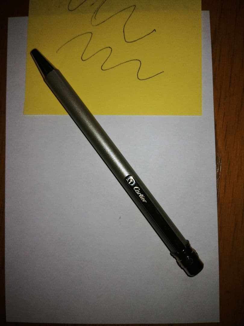 Cartierシルバーボールペン 本体(箱なし)