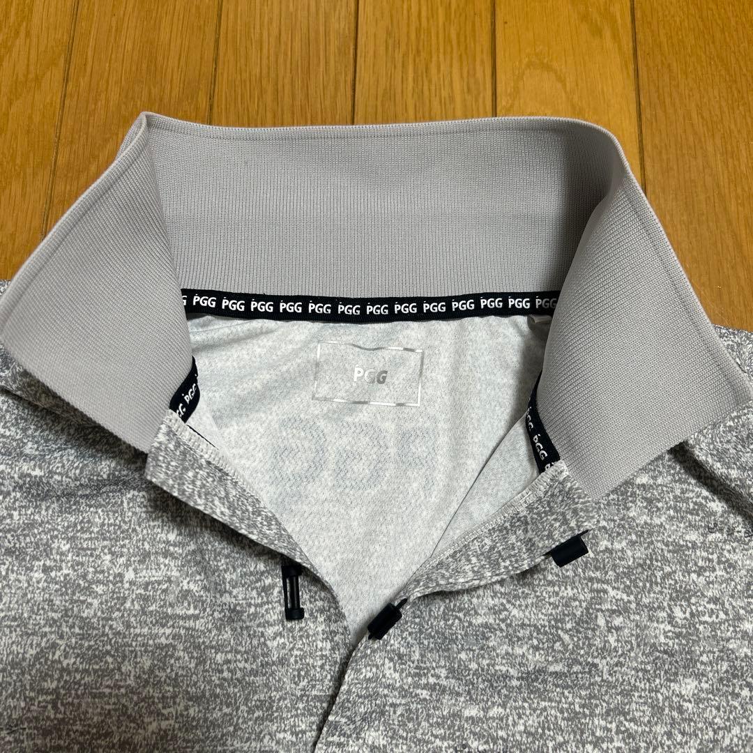 パーリーゲイツ PGG クールフローメッシュ 杢グレー 【サイズ6】