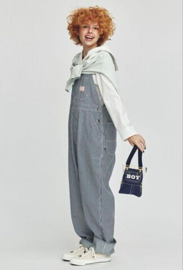 BEAMSBOY 別注BIGMAC ヒッコリーオーバーオール