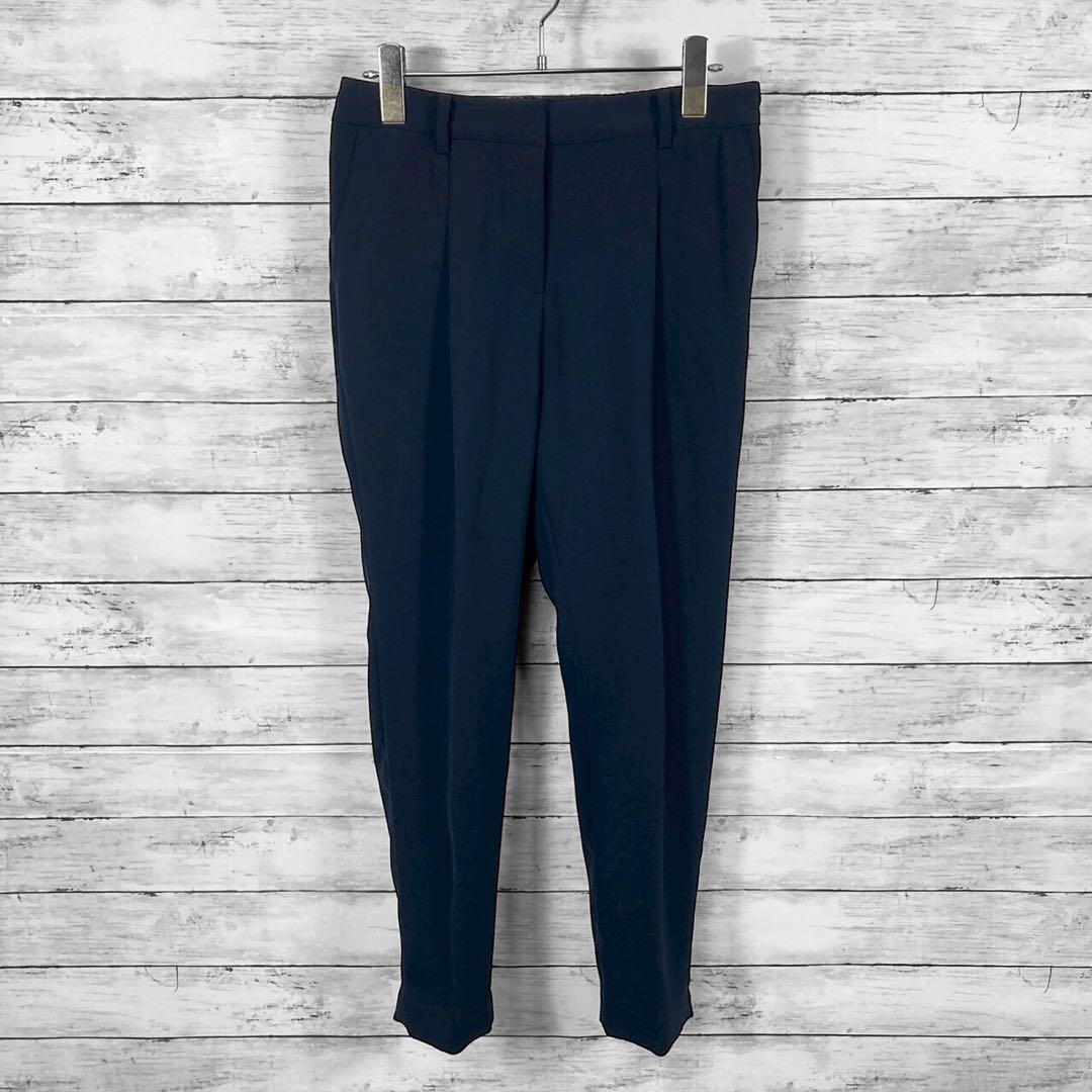 美品！ プラステ ダブルクロスカラーレス セットアップ ノーカラー ネイビー