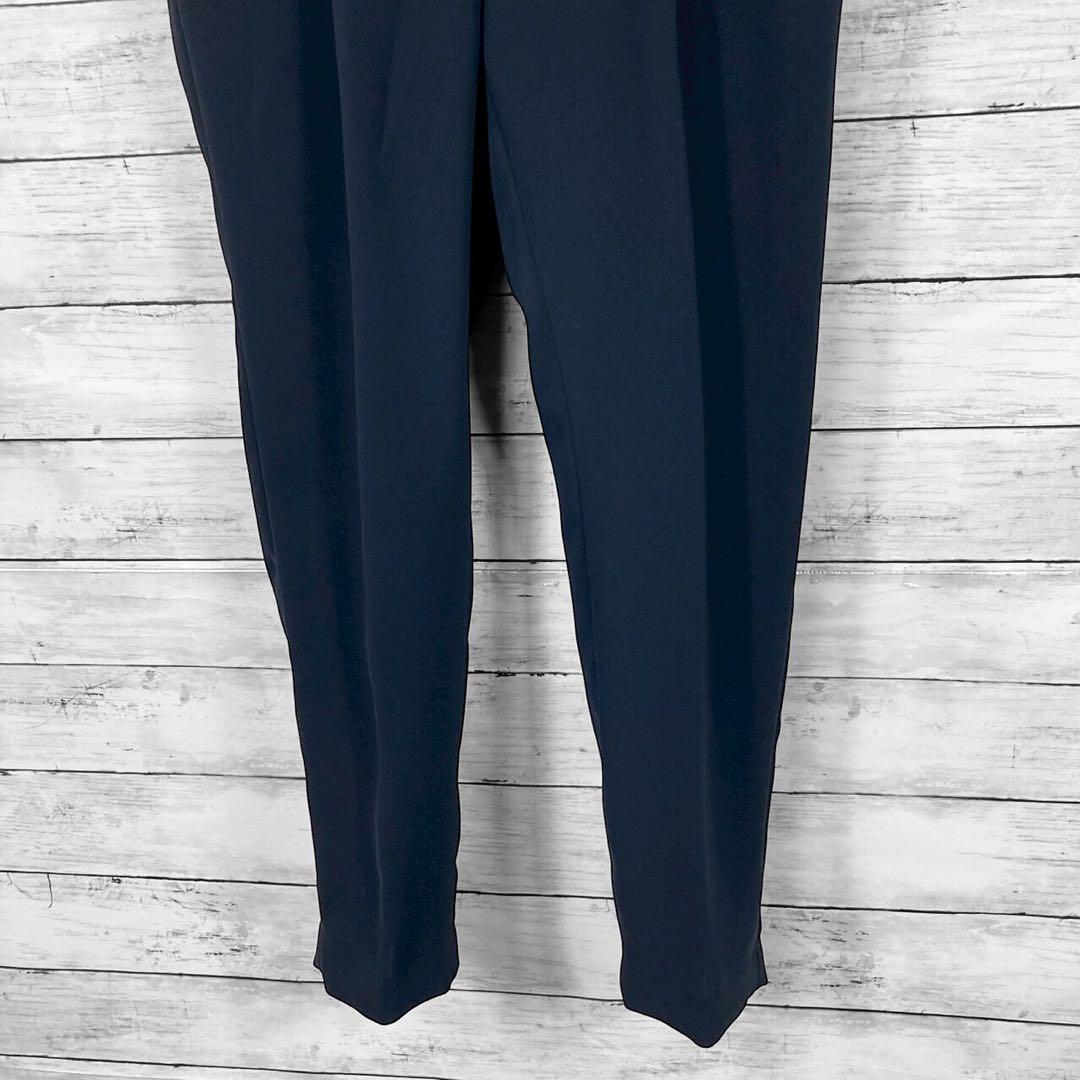 美品！ プラステ ダブルクロスカラーレス セットアップ ノーカラー ネイビー