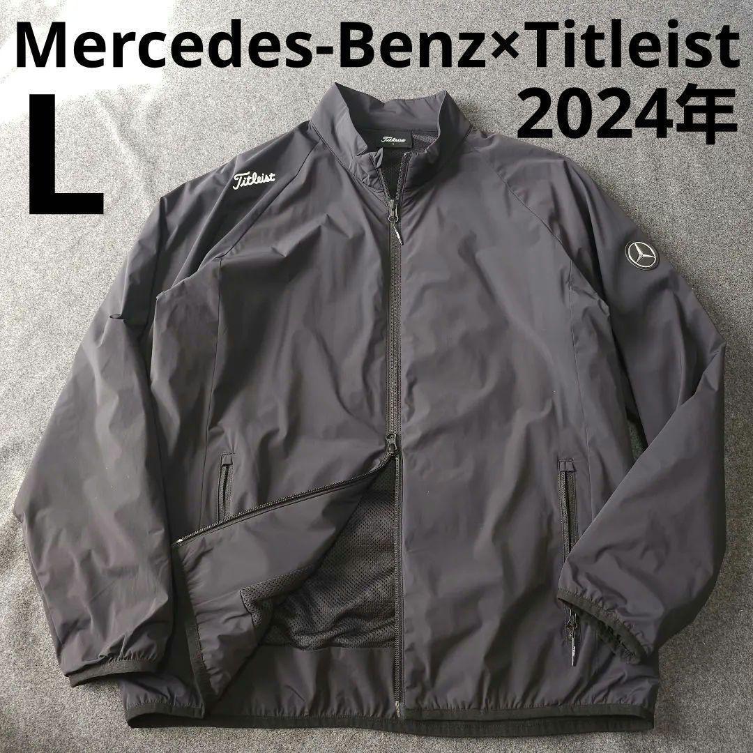限定【タイトリスト】メルセデスベンツコラボ 軽量 中綿ゴルフブルゾンジャケットL