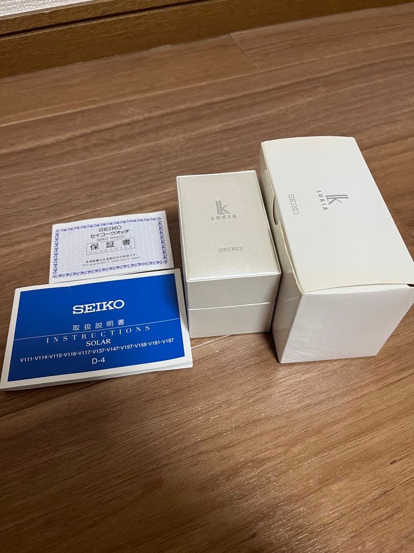 SEIKO LUKIA （セイコールキア）SSVN021 ケース付　年末年始割引