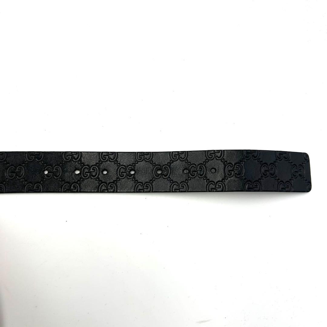 GUCCI グッチ ベルト グッチシマ インターロッキング レザー エンボス