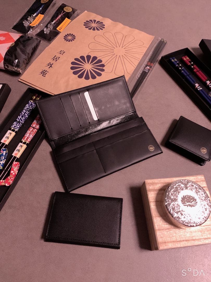 皇居開運長財布特革財布✨美品新品未使用品✨極上クラス品の金運ウォレットセット✨✨