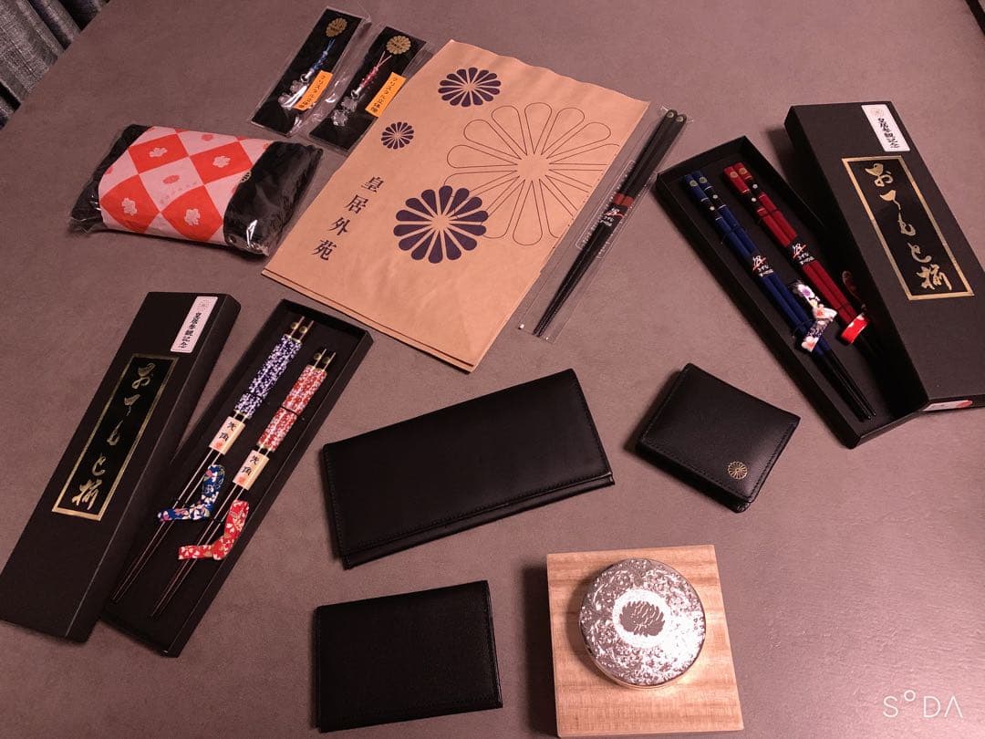 皇居開運長財布特革財布✨美品新品未使用品✨極上クラス品の金運ウォレットセット✨✨