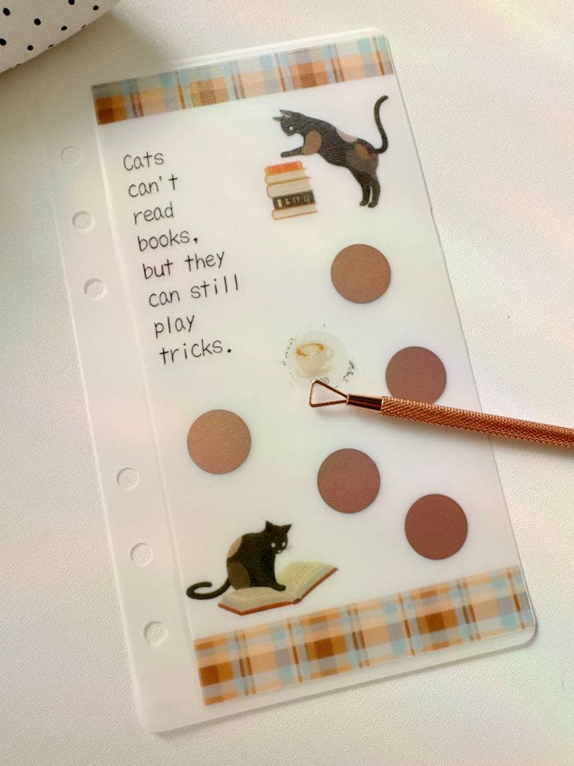 A6 refill Cat Autumn season 2100円