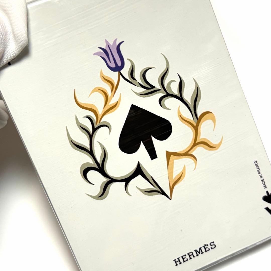 HERMES トランプセット 青 赤 2デッキ 美品 未開封 箱付き
