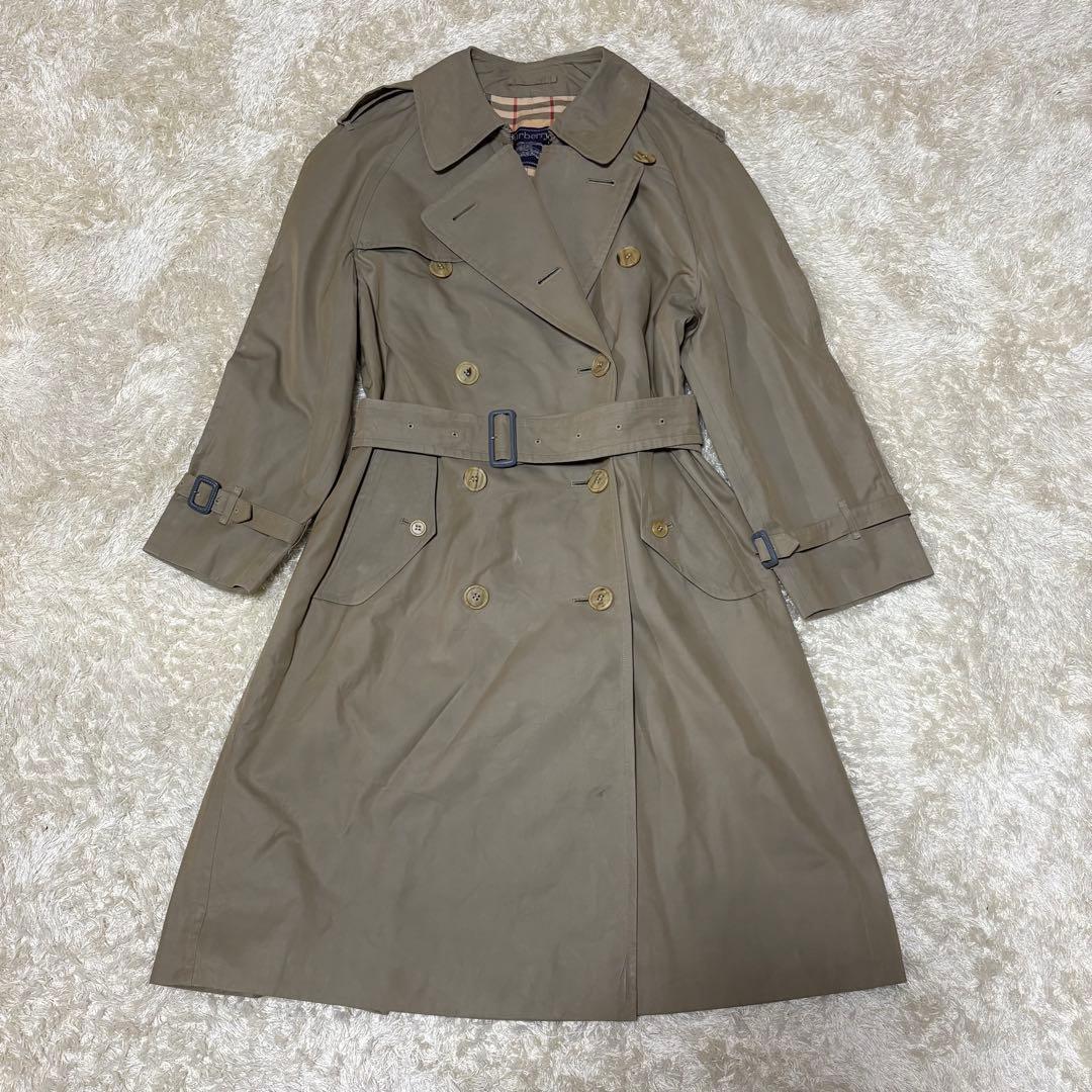 バーバリー トレンチコート ノバチェック ダブル ユニセックス L〜XLサイズ