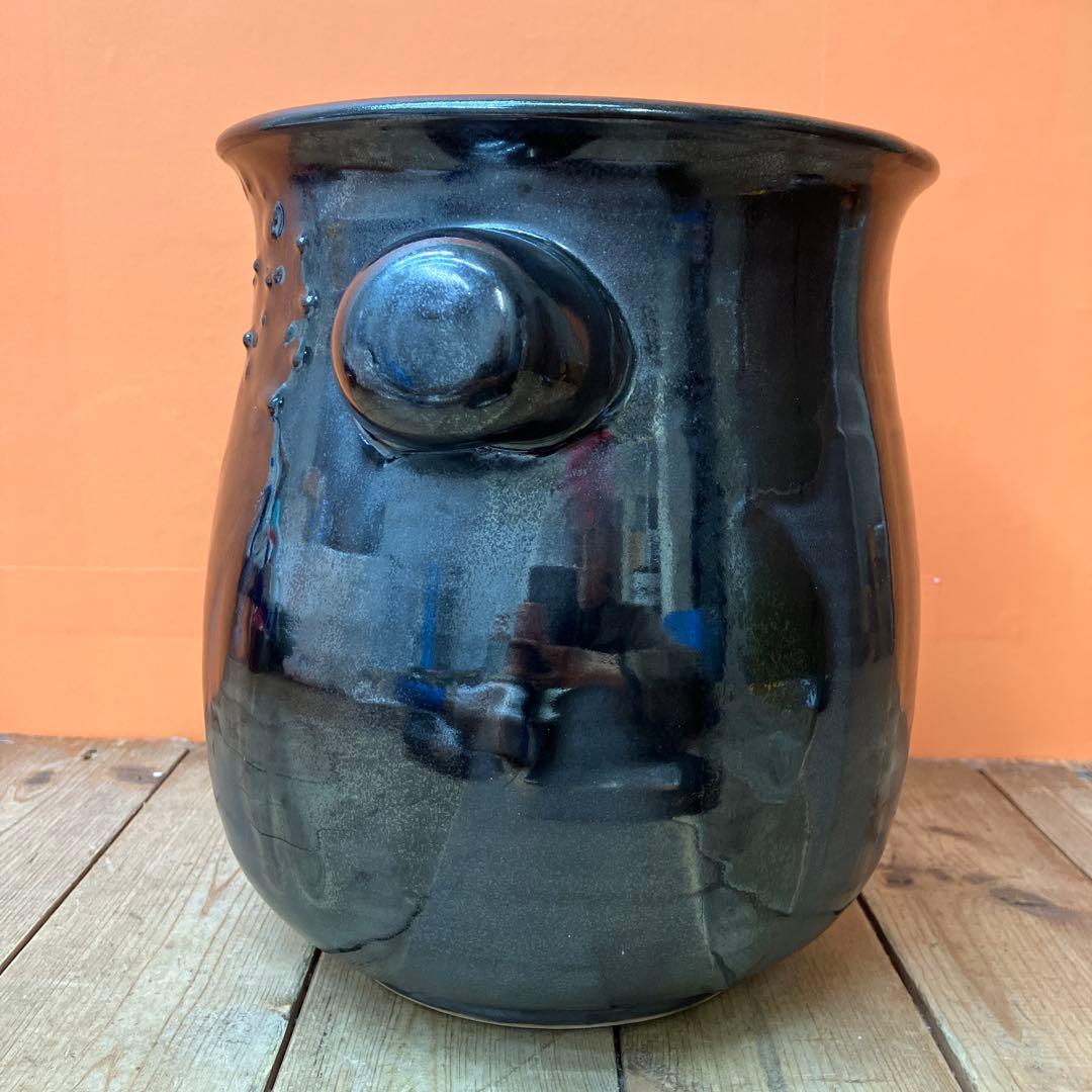 C-壁 相馬焼 大堀相馬焼 京月窯 近徳 伝統工芸 美術品 花瓶 花器 壺 陶磁