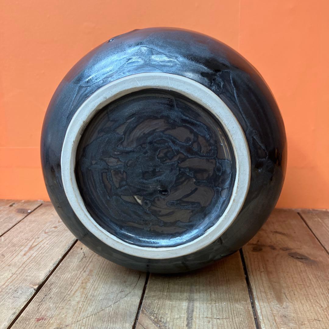 C-壁 相馬焼 大堀相馬焼 京月窯 近徳 伝統工芸 美術品 花瓶 花器 壺 陶磁