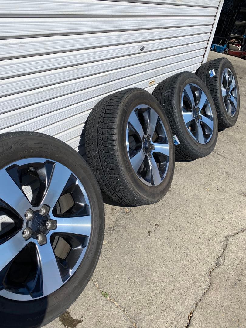 スバルxv純正ホイール！！ ミシュラン X-ICE 17インチ スタッドレス
