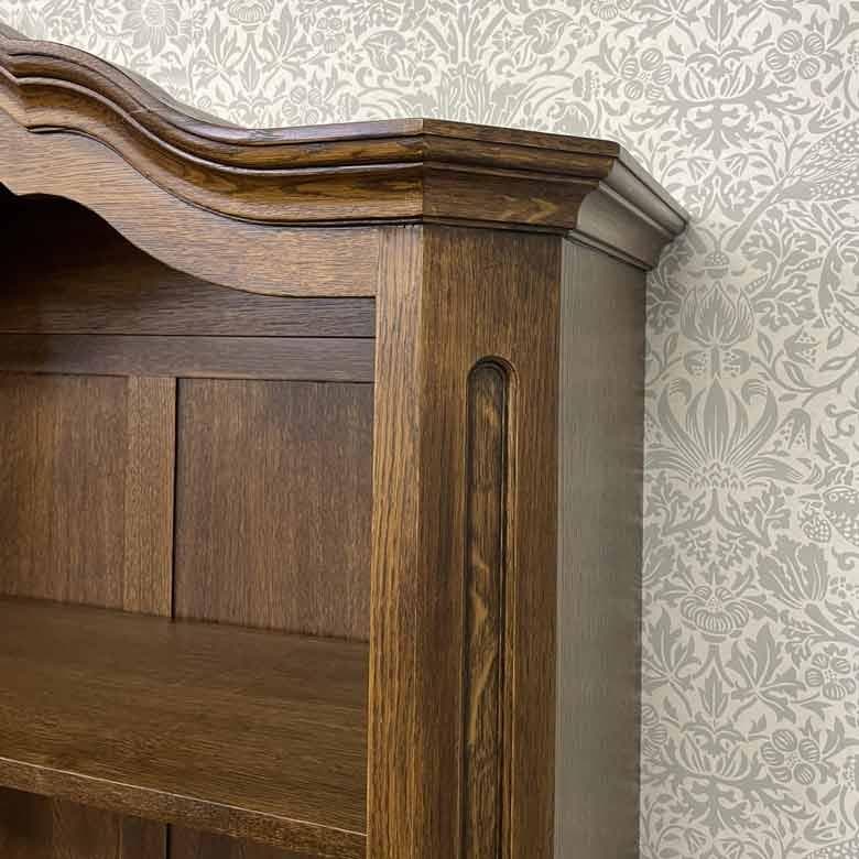 オーク無垢材 本棚 ブックケース 木製 ルーマニア製 起立木工 ヴィンテージ