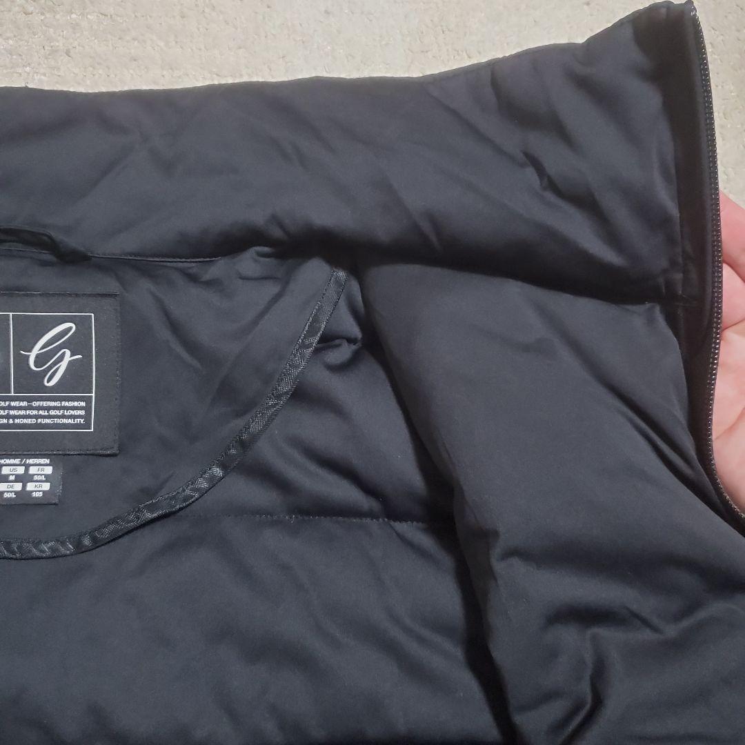 DESCENTE GOLF　中綿ジャケット　メンズOサイズ　ブラック　防寒