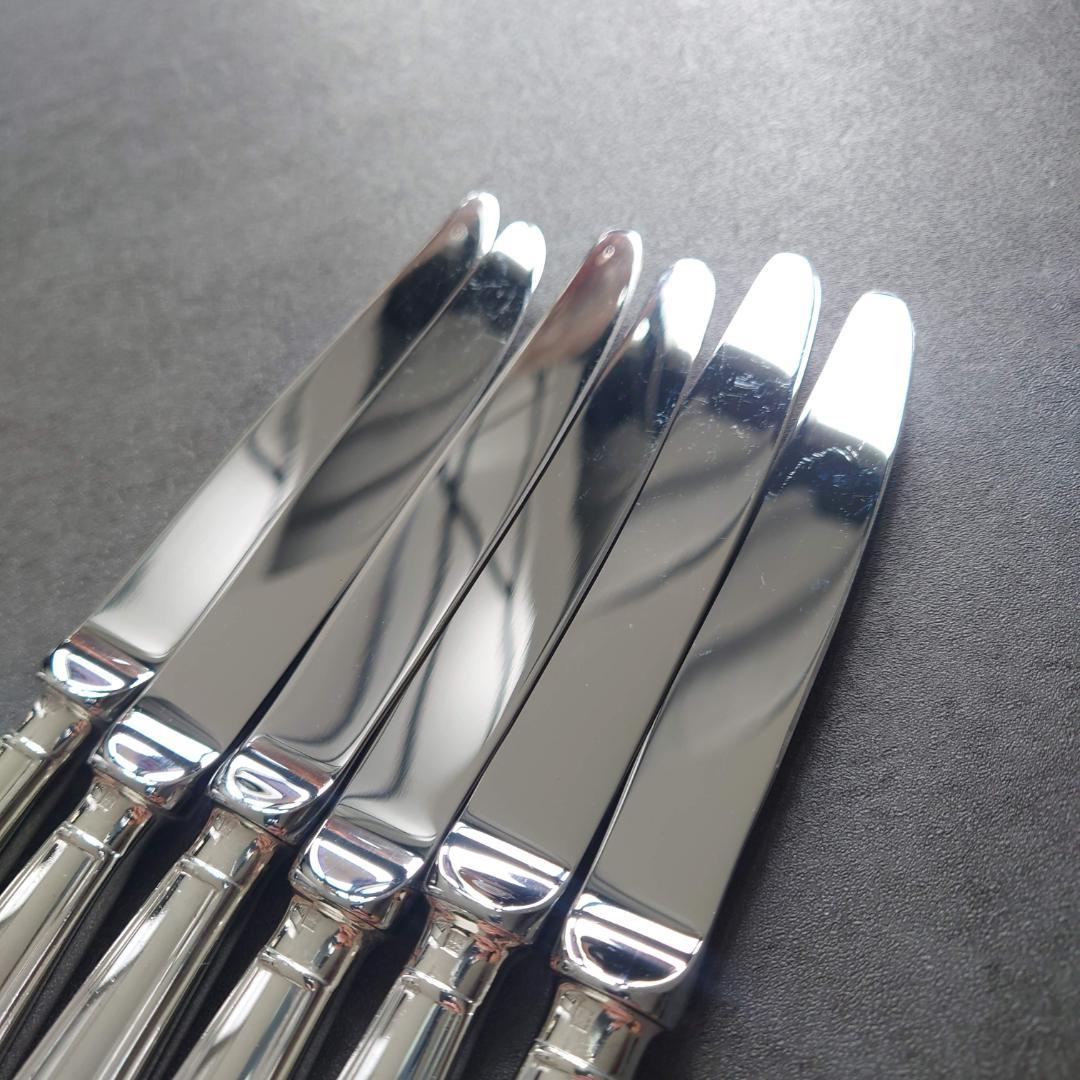 美品 クリストフル アルビ デザートナイフ 6点