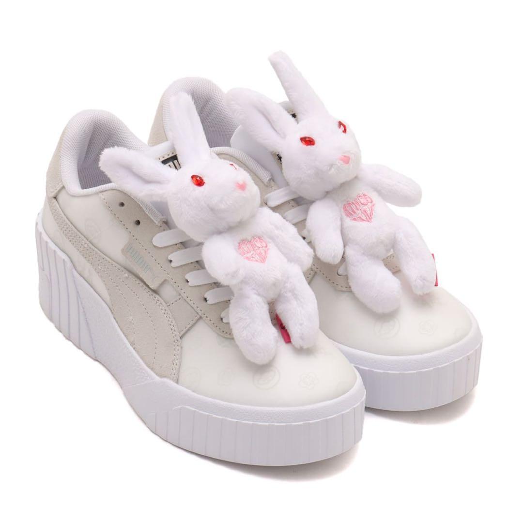 プーマ カリ ウェッジ トランスペアレント エフアールツー