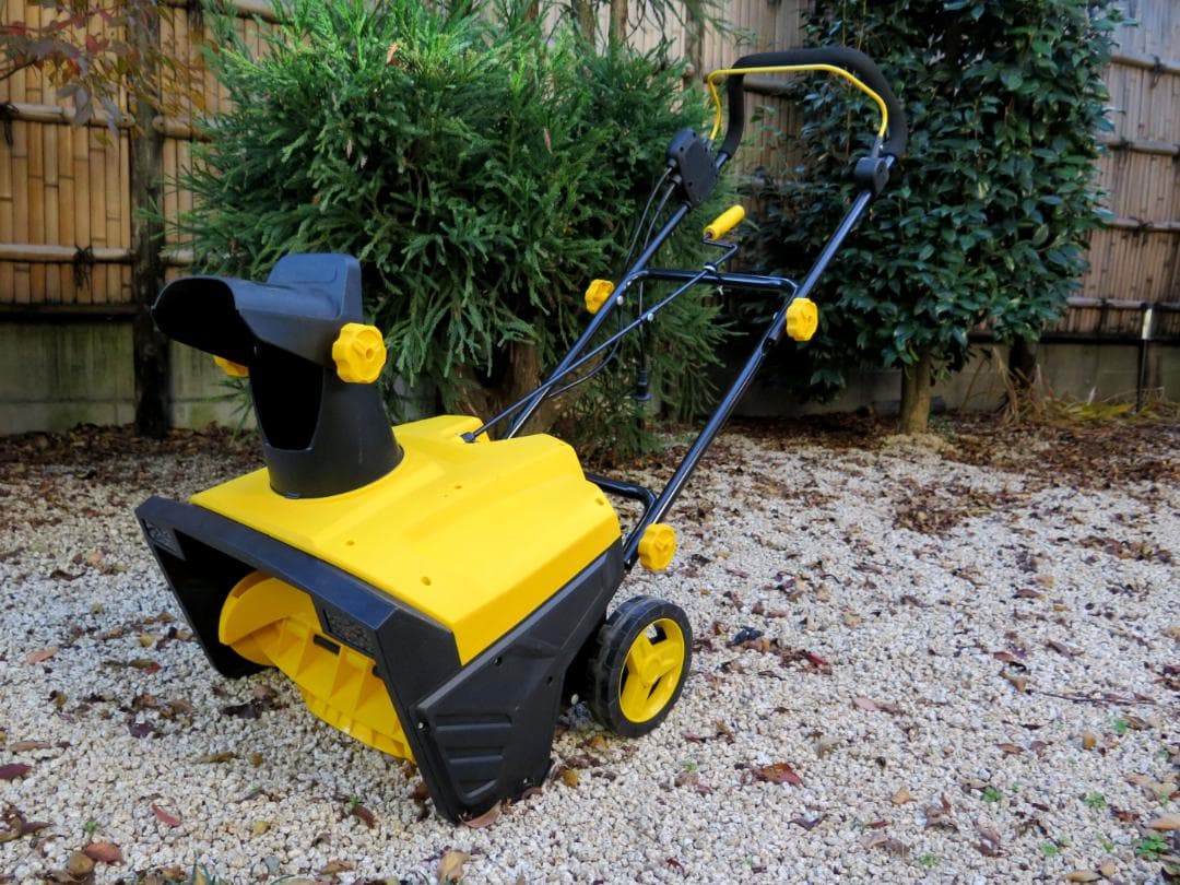 ハイパワー電動除雪機 1500W 女性に扱いやすい除雪機 Ex1600win