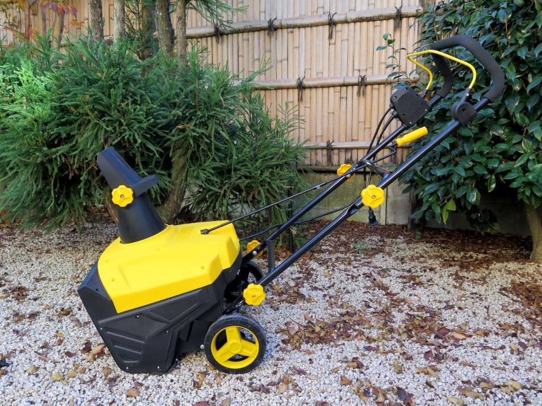 ハイパワー電動除雪機 1500W 女性に扱いやすい除雪機 Ex1600win