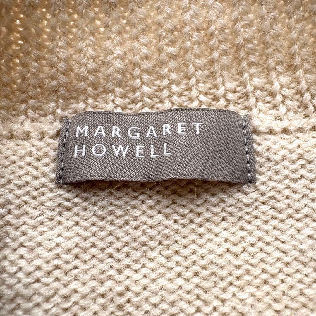 【美品】マーガレットハウエル　Vネックニット　ウール100% 2022AW