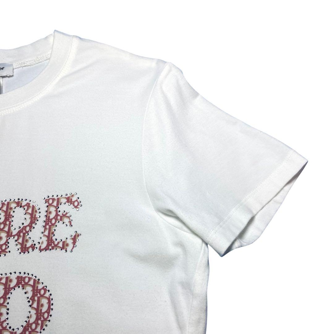正規品　J'ADORE DIOR ロゴ トロッター柄 ストーン　半袖 Tシャツ