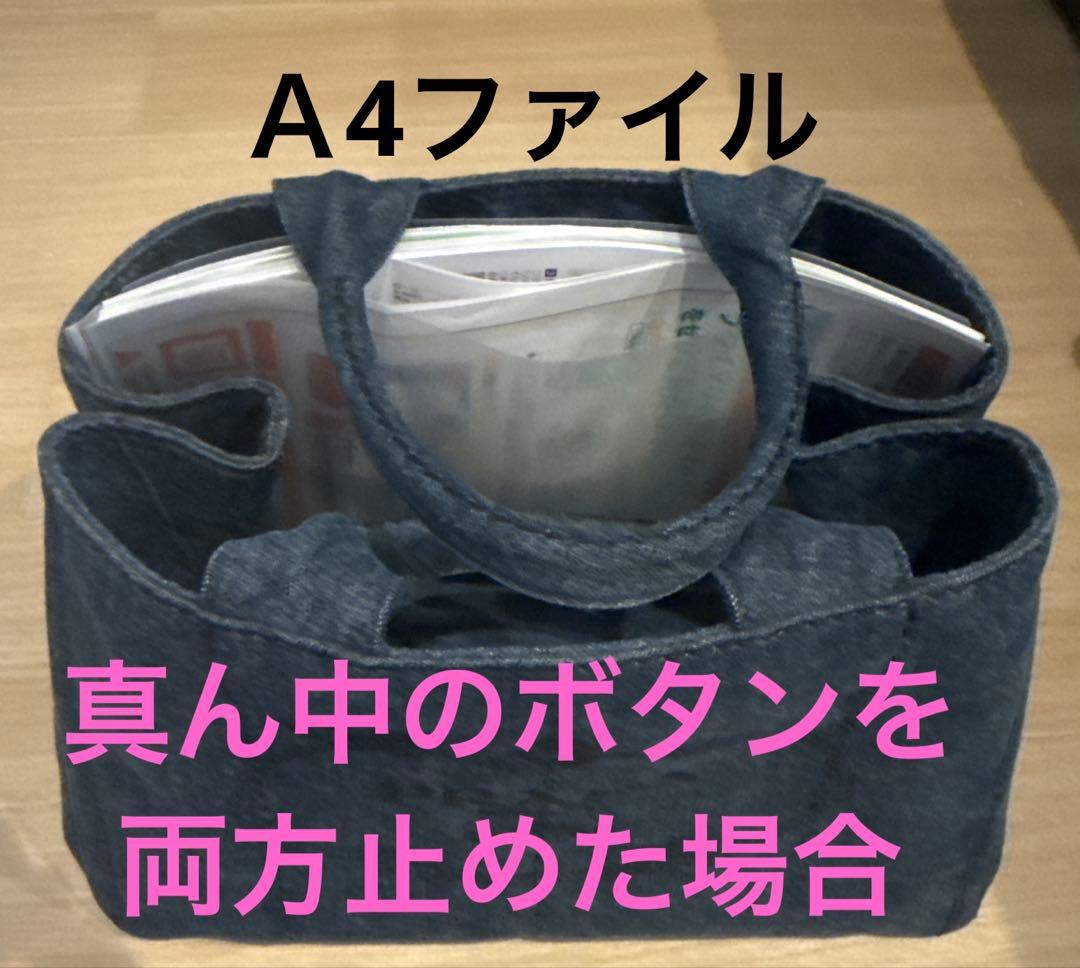 おにく様　PRADAプラダ　カナパ　トートバッグ　デニム　新品同様