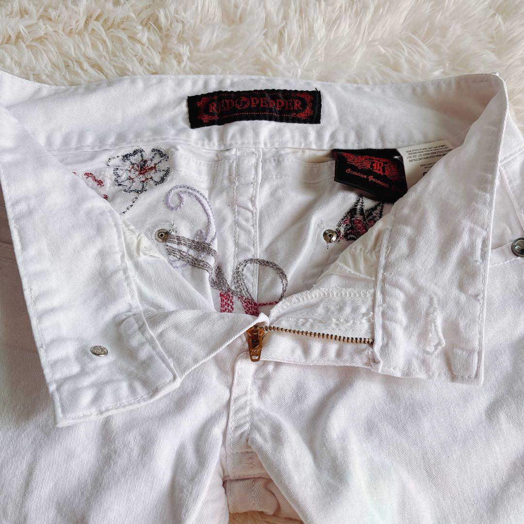 RED PEPPER + ED HARDYエドハーディコラボジーンズ　28インチ