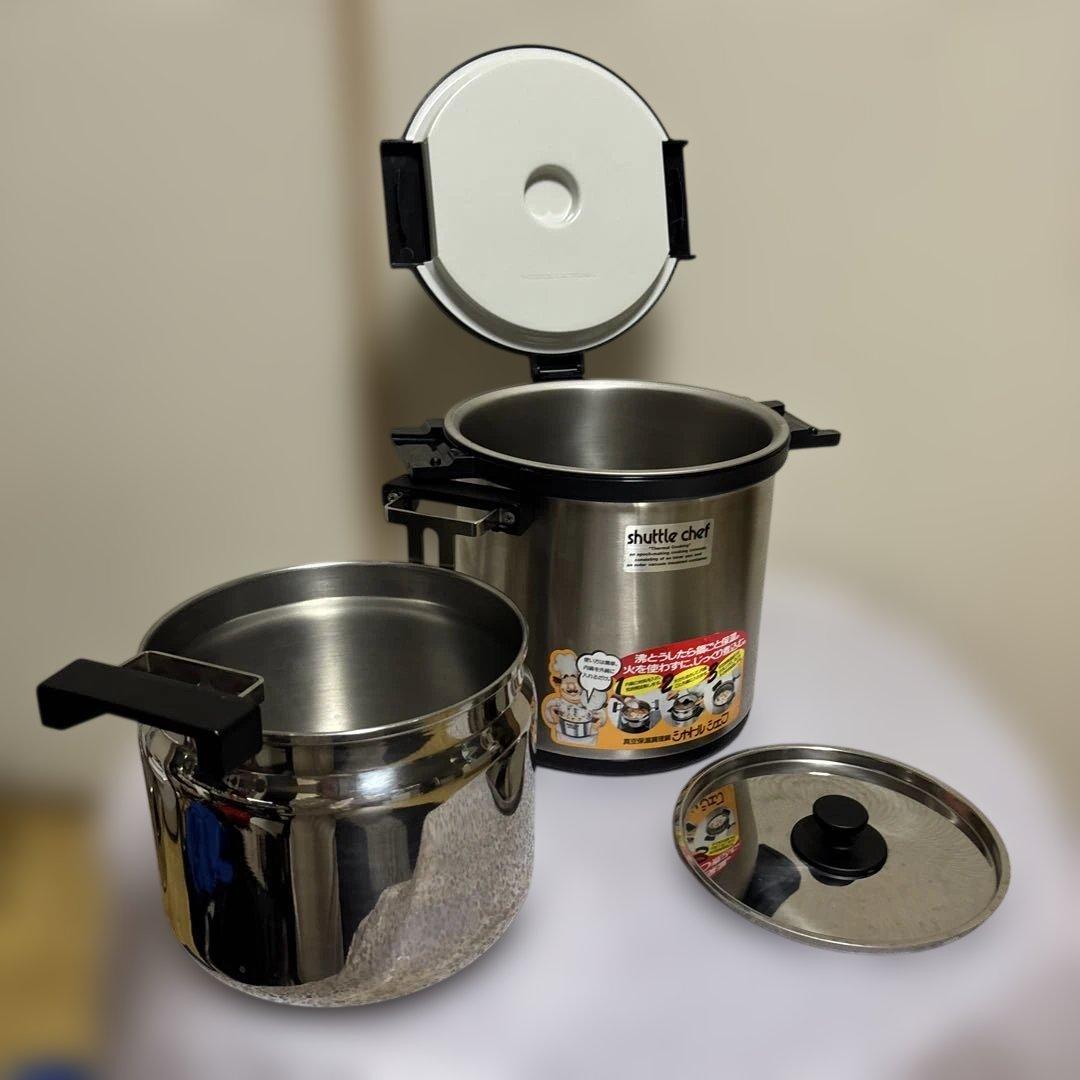 shuttle chef KPA-4500ステンレス4.5L真空保温調理鍋日本製
