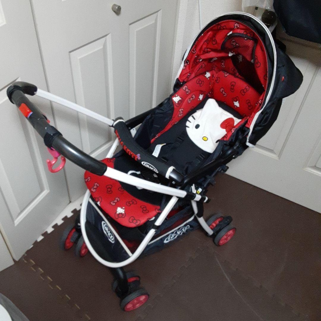 GRACO シティライトRアップ ハローキティー ベビーカー 両対面 軽量