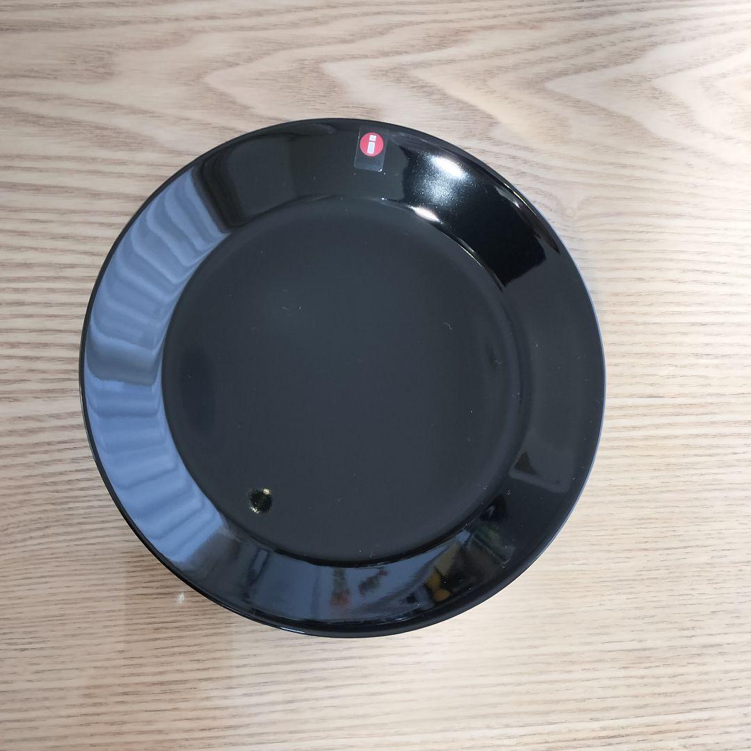 【廃盤色】 TEEMA 17cm プレート 6枚　ブラック