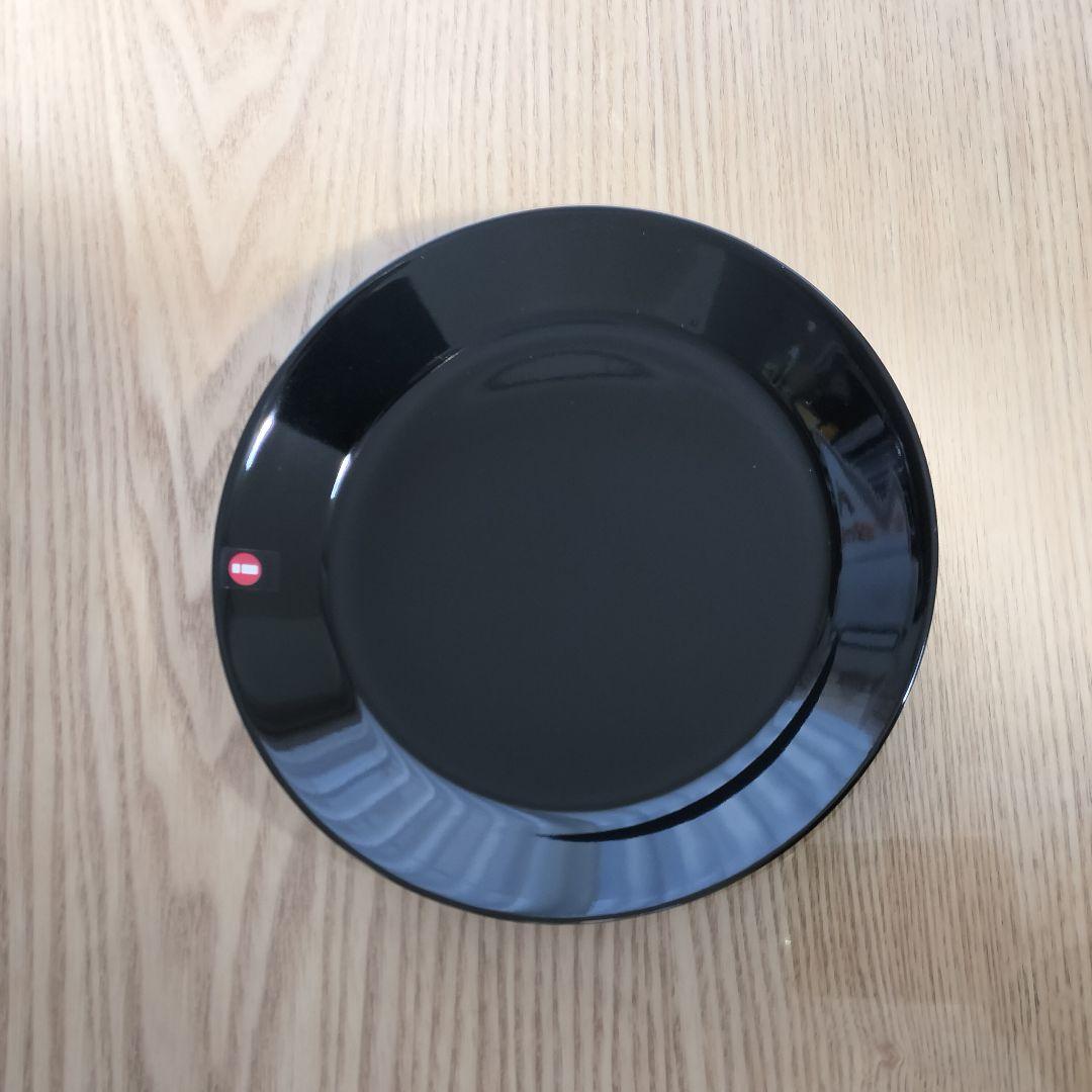 【廃盤色】 TEEMA 17cm プレート 6枚　ブラック