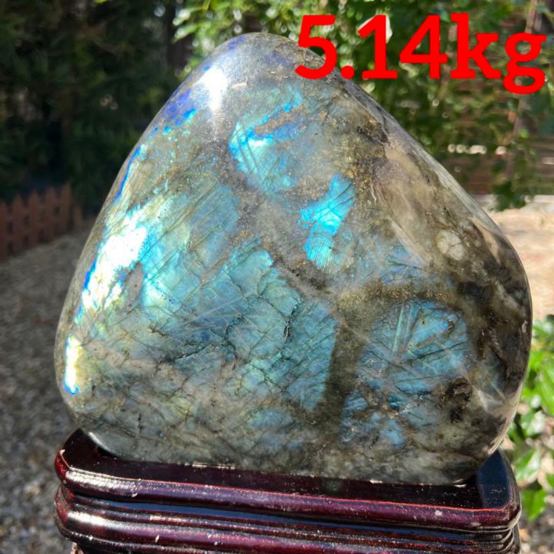 ✳️超極大‼️✨激レアレインボーシラーが超綺麗✨ラブラドライト 原石 天然石 置物