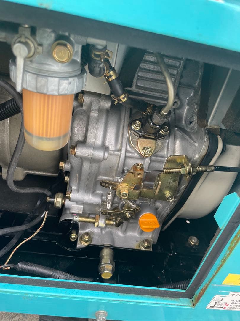 ヤンマー　ディーゼル　200V 発電機　実働10H YDG600TS-6E