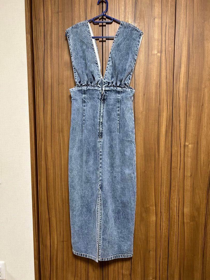 美品★ DENIM Vジャンスカ