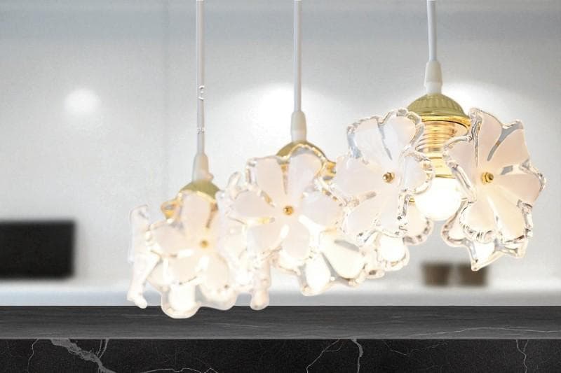 廃盤 稀少 未使用 キシマ GEM-6923 ペンダントライト 3灯 ブーケ★