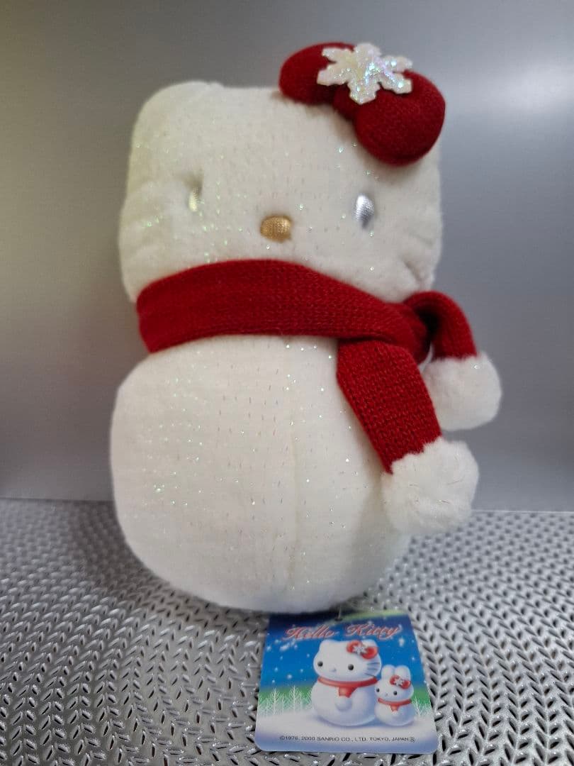 限定セール‼️ハローキティ　ご当地ぬいぐるみ　　 雪だるま　マフラー 　タグ付き