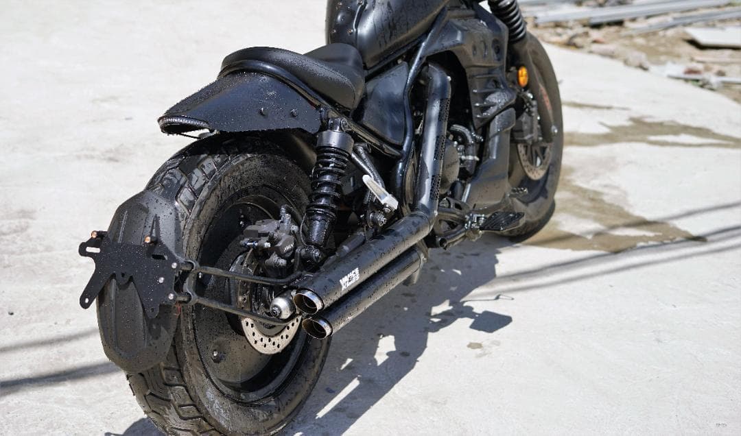 限定値下げ！レブル　マットガード+ナンバープレートキット　ナンバー灯付き