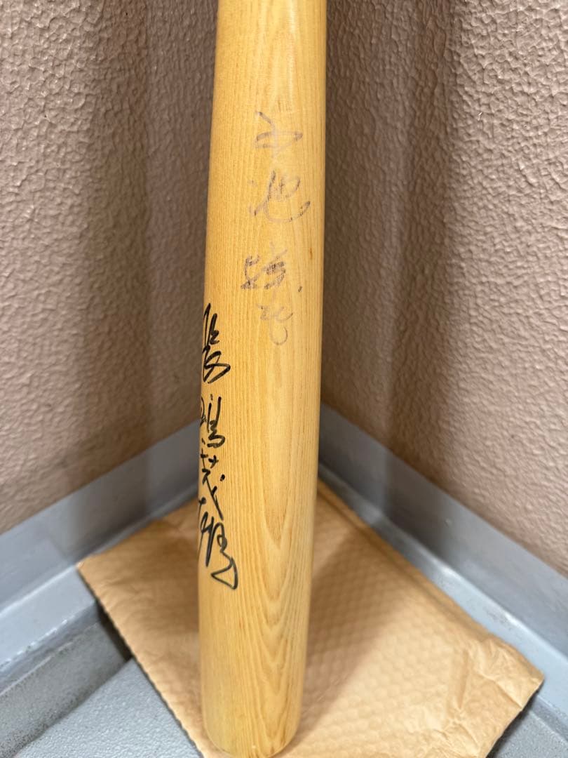 ア*様 長嶋茂雄さん サイン入りバット BEN NPBプロ支給バット