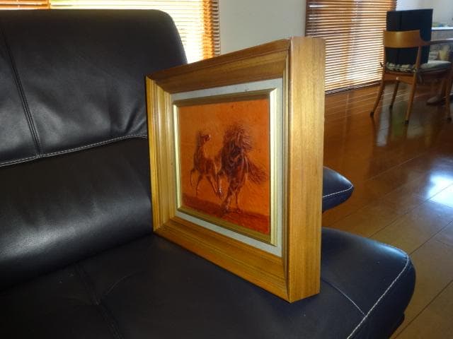 皮革工芸　レザーアート作品　(石丸雅通作)