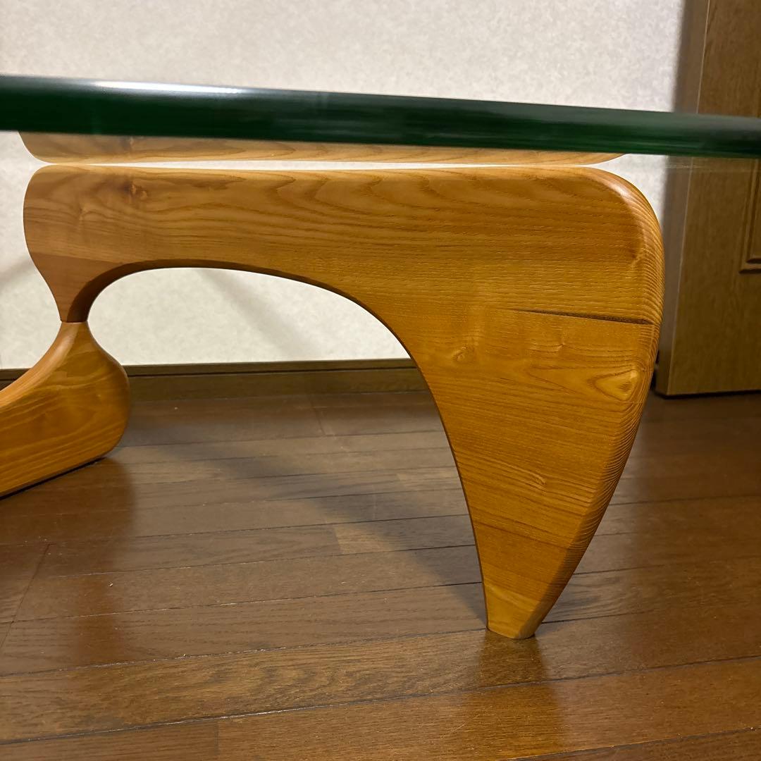 【良品】※直接お渡しのみ イサムノグチ コーヒーテーブル ガラス リプロダクト