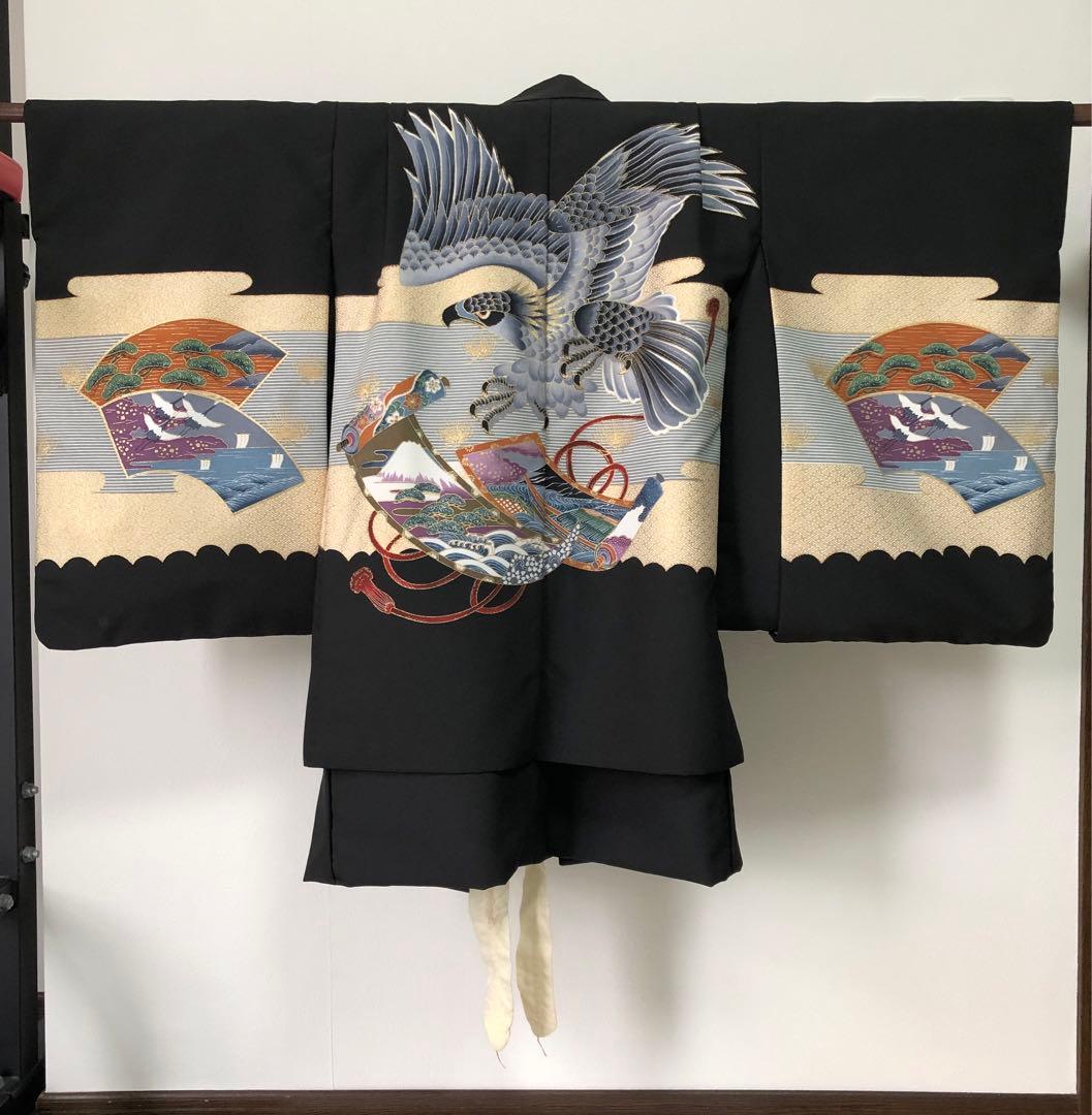 七五三　5歳　男の子　袴　草履なし