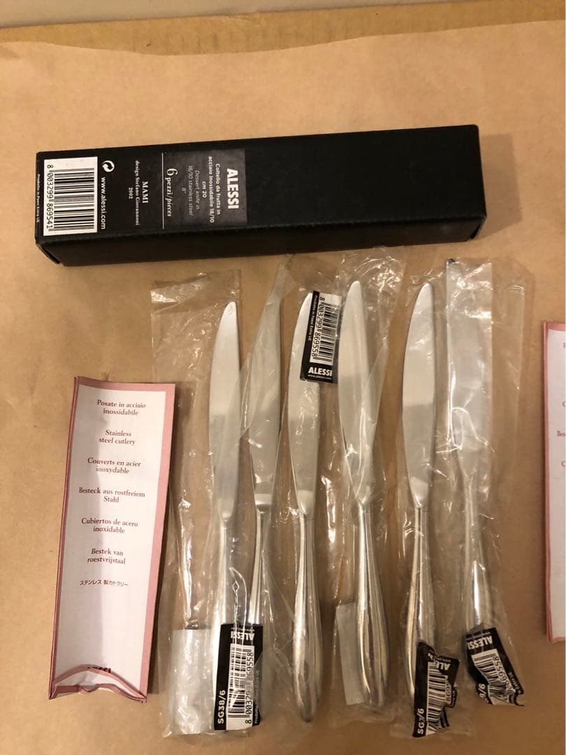 未使用　ALESSI アレッシィ　ナイフ18本セット　④ カトラリー