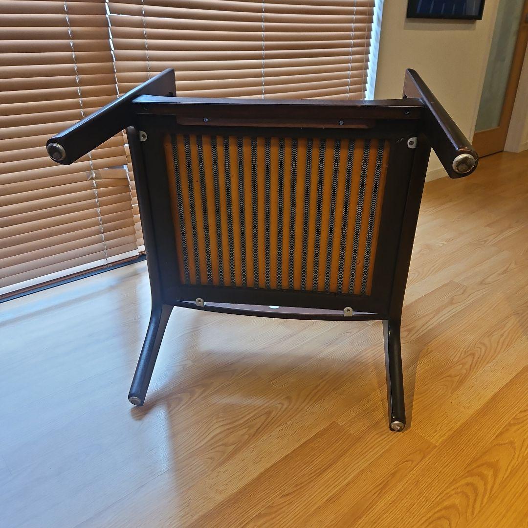 オーレヴァンシャー シングルハイバックチェア ローズウッド材 北欧ビンテージ