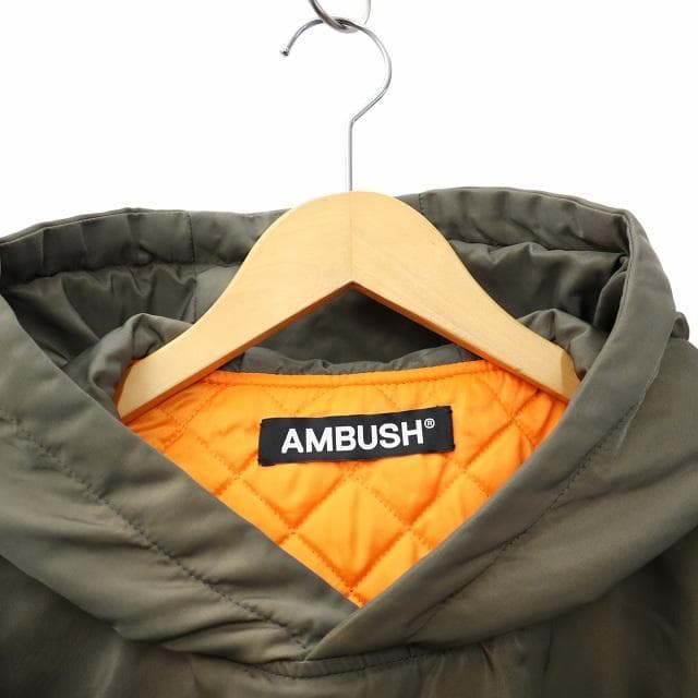 アンブッシュ AMBUSH プルオーバー フーディー MA-1 パーカー L