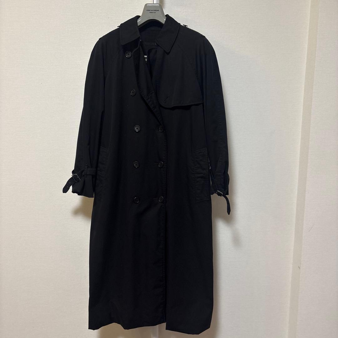 Burberryバーバリー × コムデギャルソン 黒トレンチコート