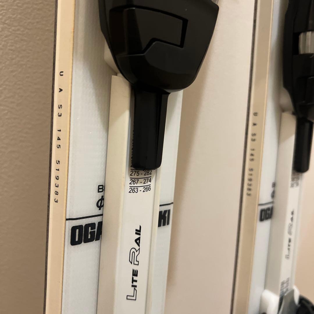 オガサカ　Unity 145cm AS-3 ogasaka ユニティ　スキー板