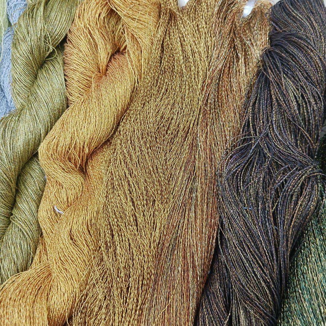 織物、組紐、刺繍手芸用金糸大量